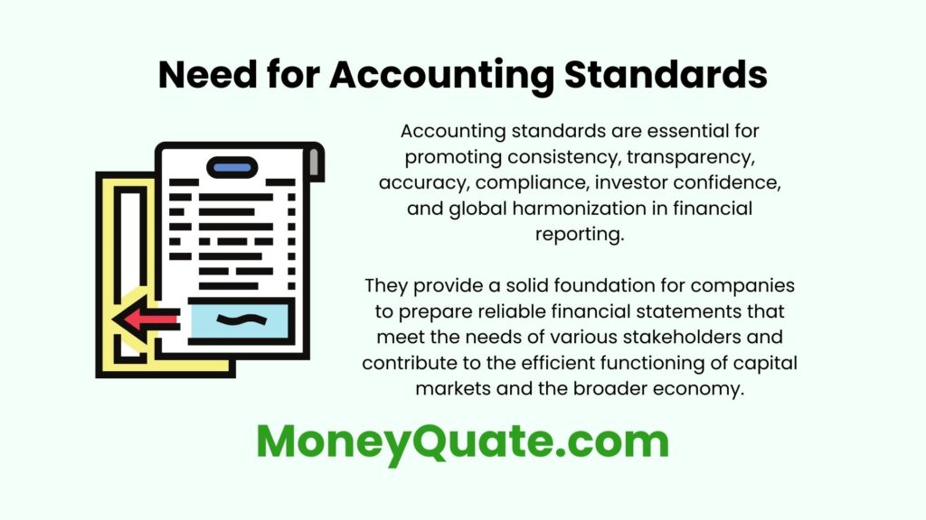 Why is there a need for accounting standards?